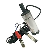 Dovewill フューエルポンプ　燃料移送ポンプ　ディーゼル　建設機械に適用　濁りを防ぐ　便利　12V、24V選べ - 12V用