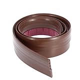 OUNONA 隙間テープ ドア下部 防風 防音 0〜28mm（ブラウン）