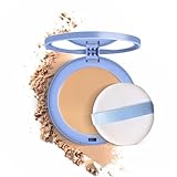 Lasting Waterproof Face Powder, Oil Control Face Pressed Powder, Matte Smooth Setting Powder, Lightweight Oil Control Facial Powder (#03, 10g)