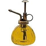 (エウレカ) Eureka おしゃれな レトロ アンティーク風 ガラス 霧吹き (レトロイエロー)