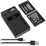 HOSAN NB-11L NB-11LH 純正互換 バッテリー 2個 + USB 急速充電器 Canon NB-11L NB-11LH PowerShot A2300 IS A2400 IS A2500 A2600 A3400