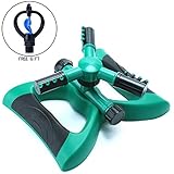 TINYPONY スプリンクラー 散水用具 360°全方位 回転式スプリンクラーノズル 自動 回転 可調節 節水灌漑 広範囲 園芸 芝生 灌漑 芝生 庭園用 ガーデン用