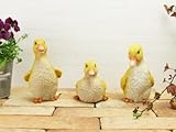 ガーデンオーナメント オーナメント ガーデニング 雑貨 置物 ガーデンオブジェ 鳥 アヒル かわいいアニマルたちに思わずキュンキュン 【アヒル:3羽セット】