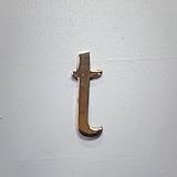 真鍮レターゴールド 45mm 小文字t