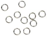 ソフィア アクセサリーパーツ ステンレス 丸カン 0.5×2mm 10個入 シルバー F-54-R