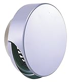 西邦工業 SEIHO SXU150MS 外壁用ステンレス製換気口 (薄型フラットフード) ガラリ型 薄型フード ワイド水切り付