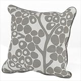 Oilo Modern Berries Pillow, Taupe by Oilo