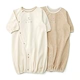 キムラタン 愛情設計 【日本製】ベンリードレス ：50cm～60cm ベージュ (20752)