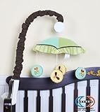 GEENNY Musical Mobile For Boutique Garden Paradise 13 PCS Crib Bedding Set by GEENNY [並行輸入品]
