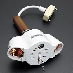 2灯ペンダントライト・ナツメ球ソケット付 【ケーブル20cm】（電球なし）