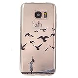 UNEXTATI Galaxy S7 ケース 高品質 超薄型 TPU 保護カバー 液晶保護 衝撃吸収 Samsung Galaxy S7 用 Case Cover (P7 ブラック)