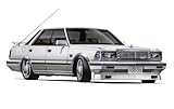 1/24 ハイソカーシリーズ No.8 NISSAN CEDRIC 4ドアハードトップ (Y30) プラモデル