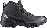 ▽サロモン（SALOMON）FOOTWEAR CROSS HIKE MID GORE-TEX ウィメンズ - 女性用ハイキングブーツ L41118800 Phantom/Black/Ebony 22.5