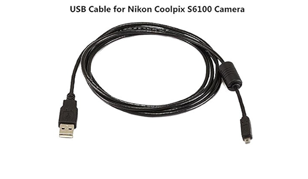 Amazon Co Jp Usbケーブルfor Nikon Coolpix S6100カメラ Usbコンピュータコードfor Nikon Coolpix S6100 パソコン 周辺機器
