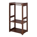 【JAJAN】天然木キッズ【nico】ハンガーラック ブラウン［おまけ付き］[オプション取付可] 幅60cm奥行40cm高さ115cm 「天然木nicoシリーズ」JJ-100HB_s