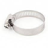 uxcell ホースクランプ　ホースバンド　21-44mm　中空デザイン　ウォームギア　タイトクーラント　調整可能