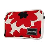 DORACOおむつポーチ　オムツポーチにもOKな大きさのクラッチバッグ！ (ガーベラレッド)