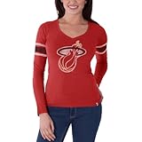 NBA ' 47レディースHomerunロングスリーブTee M レッド