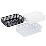 イノマタ化学 小物収納 ウィンディー520 A4 ブラック 4520 35.2×25.4×9.3cm