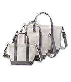 L.L.Bean(エルエルビーン) レザー・ショルダー・ストラップ トートバッグ ダーク・ピューター（スモールサイズ）※ギフト袋入り 母の日