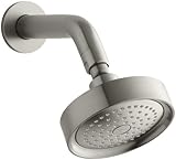 KOHLER K-967-BN Stillness Single-Function Showerhead, Vibrant Brushed Nickel [並行輸入品]