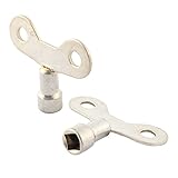 uxcell 蛇口 給水栓 家庭用 キッチン 金属 固体 携帯式 ロック シルバートーン 2個入り