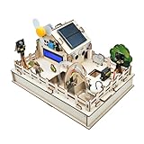 KEYESTUDIO IoT Control Smart Farm スターターキット Arduino ESP32用 電子機器プログラミングキット Arduino Scratchオンラインチュートリアルに対応 DIYセンサーキット STEM教育セット 大人 ティーン 15歳以上