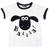 LITTLE BEAR CLUB（リトルベアクラブ） ひつじのショーン ビッグアップリケＴシャツ S36889 (100cm, ホワイト)