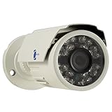 LineMak IR Bullet camera, 1/4 HD Digital Sensor, 700TVL, 3.6mm lens, 24 LEDs, 33ft~49ft IR distance,