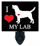 Night Light – I Heart My Lab – Love – 犬