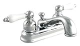 LDR 950 40307CP Double Handle Lavatory Faucet with Pop-Up, Chrome by LDR Industries