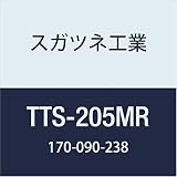 スガツネ工業 ドア用金物 フランス丁番 精密肉厚丁番 TTS-205MR 1