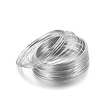 100ループ DIYジュエリー メモリーワイヤー 形状記憶ワイヤー ハンドメイド クラフト 素材 (シルバー)