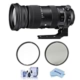 Sigma (シグマ) 60-600mm F4.5-6.3 DG OS HSM スポーツカメラレンズ ブラック (730954) Canon EFマウントバンドル Haida 105mm NanoPro MC 円偏光フィルター Haida 105mm NanoPro MC クリアフィルター クリーニングキット