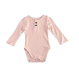 ベビー　子供服　秋冬　長袖　無地　ロンパース　男の子　女の子　肌着　カバーオール　超柔らかい　可愛い　赤ちゃん　新生児　出産祝い　普段着　0～18ヶ月 (ピンク, 100)