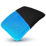 【選べる４カラー】relaxheal ゲルクッション クッション 椅子 お尻が痛くならない ジェルクッション 車 座布団 正規品 40×37cm (ブラック)