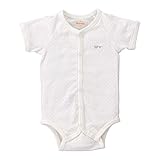 赤ちゃんの城 前開きミニオール 水玉 70 レッド