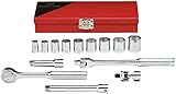 Wright Tool 335 3/8" Drive, 6 Point Standard Socket Set (14-Piece) [並行輸入品]