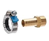 TOYOX Wセーフティ ホースバンド・ニップルセット ホース内径 19 mm用 WFSN-19-R3/4B