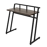 デスク パソコンデスク ワークデスク 幅85×奥行41×高84.5cm ブラウン