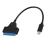 SATA-USB 変換ケーブル 2.5インチ SSD/HDD用 SATAケーブル 5Gbps 高速 SATA3 コンバーター USB3.0 2TB SSD/HDD 外付け 変換 コネクタ ハードディスク ポータブル (SATA-USB Type C)