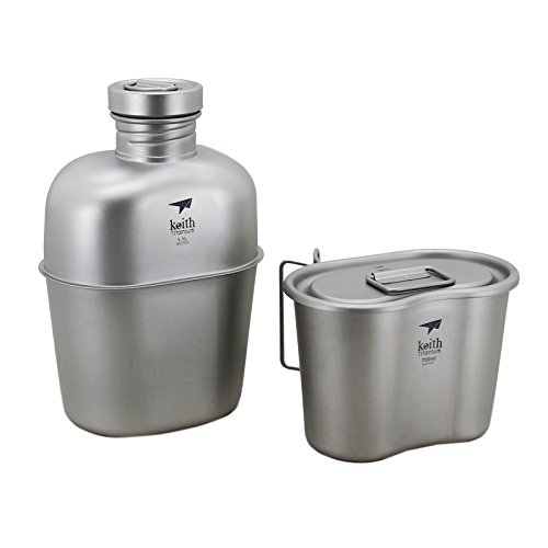 軍 カンティーン チタンケトル 水筒 キャンティーン カバー Ti3060 Keith の最安値と通販店 取扱店なし サープラ