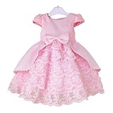 26614 子供ドレス ベビードレス フォーマルドレス キッズ ドレス 80/ 90/100/110/120cm/130cm/140cm ピンク 白 ...