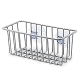 Franke USA FSB100 Stainless Steel Universal Sponge Basket with Suction Cups [並行輸入品]
