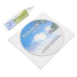 NUOLUX CD クリーナー 1セットクリーニングディスク1枚＋クリーニング液1本CDプレーヤーVCDプレーヤー対応のクリーニングキット指紋除去音質改善実現するPC PP素材使用の効率的メンテナンスツール