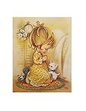 Christianアート、Coby Girl Praying、Precious Girl Praying " Girl Praying " by Coby ( 8 " x10 " ) Print on