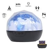 コスモスプロジェクタSky Nightランプスタープロジェクターライト回転ベビーギフトLED Nursery Moon Starry Romantic Starlight 360度リラックス寝室癒し 