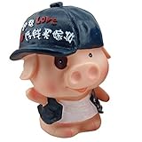 かわいい帽子マクダル豚型貯金箱ウェディングXmasクリスマス誕生日バレンタインギフト