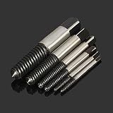 Sndy 5/6pcs 4mm-25 mm 損傷ナットスクリュー抽出機セットボルトスタッドリムーバーツールキット - 6pcs