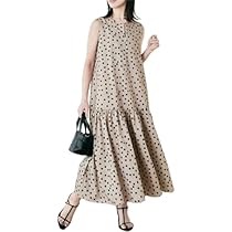 Amazon.co.jp: [YEHANXIN] 水玉ワンピース レディース ドット柄